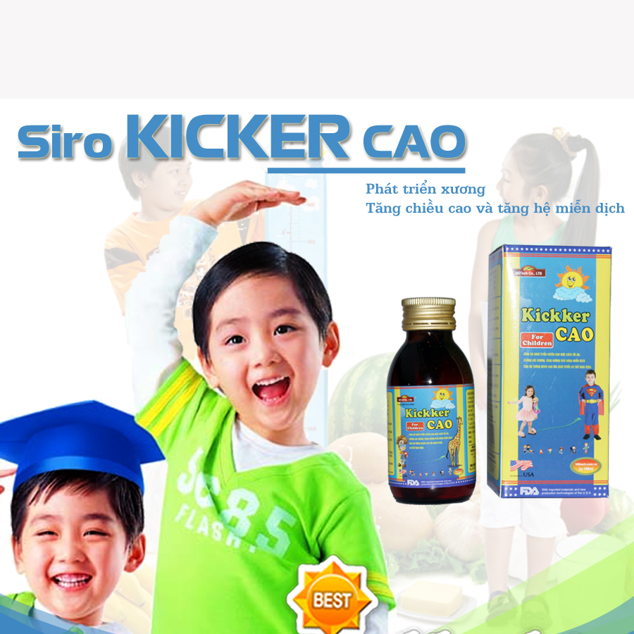 Siro Kicker Cao – Tăng trưởng chiều cao